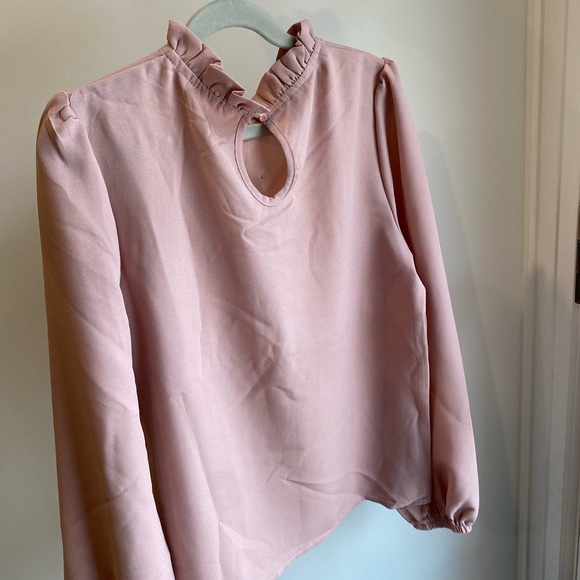 Pretty girls blouse with pearls - never worn ! - Picture 2 of 3